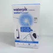 Waterpik Cordless Portable Rechargeable Water Flosser, WP-360 White and Blue