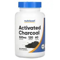 在飛比找iHerb優惠-[iHerb] Nutricost 活性炭，520 毫克，1