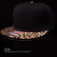 在飛比找蝦皮商城優惠-KURO-SHOP潮流新風格-黑色、豹紋色帽沿棒球帽 板帽