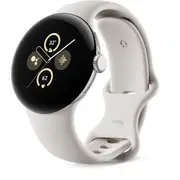 Google Pixel Watch 2 LTE (Polished Silver with Porcelain Active Band)
