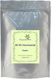 99.9% Nicotinamide Powder CAS：98-92-0 99.9% Niacinamide Vitamin B3 Powder (1000 grams)