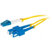PRO2 FP7717 10M Sm Lc-Sc Fibre Patch Lead Os2 Dx 3.0Mm Lszh