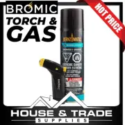 Bromic Pocket Blow Torch & Butane Combo Safety Lock Piezo Ignition 1811645-BF56