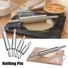 Stainless Steel Dough Roller Kitchen Accessories Baking Tool Rolling Pin
