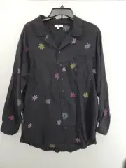 BP Women's Shirt Medium Black 100% Rayon