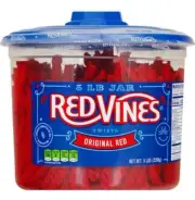 RED VINES Twists Original Red Licorice Bulk Candy Jar 5 lbs.