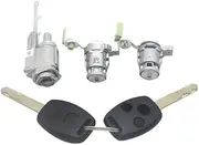 Lock Set Ignition Switch Barrel Door Lock Barrel with 2 Keys/Fit for HON.DA CRV 2003-2006 72185-S9A-013