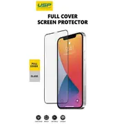 USP Tempered Glass Screen Protector for Apple iPhone 15 Pro Max (6.7') Full Cover - 9H Surface Hardness, Perfectly Fit Curves, Anti-Scratch