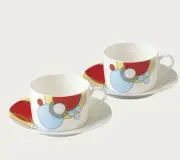 FRANK LLOYD WRIGHT DESIGN TABLEWEARE Mug Tea Coffee Cups&Saucers Noritake Japan