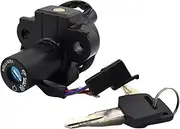 Ignition Switch for BROS 400 600 650, Not Include Fuel Gas Tank Cap Cover Seat Handle Locks Motorcycle Ignition Switch Lock + 2pcs Keys Motorcycle Ignition Switch Lock