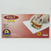 500 Poly Gloves, Powder Free, Smooth Touch, Food Service [Large]