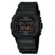 【CASIO 卡西歐】G-SHOCK系列 軍事風格炫黑方形電子錶DW-5600MS-1_黑x紅_48.9mm