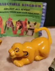 Burger King Meal Toys - Lion King - Crouching SIMBA (Cake Topper)