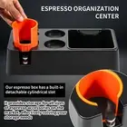 Espresso Knock Box Non Slip Espresso Coffee Organizer Box Detachable togNw