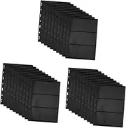 BESTOYARD Sets Double-Sided Stamp Collection Pages Hole Row Album Sheets for Easy Categorization Display Pcs