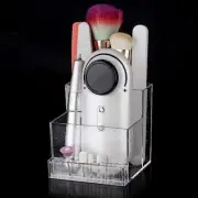 Mini Nail Drill Bit Holder, Plastic Nail Drill Grinding Bit Clear Glitter