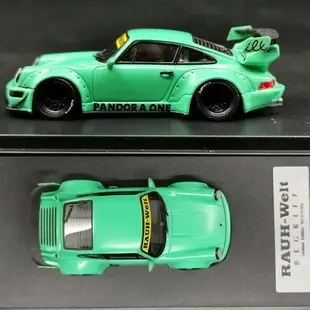 Liberty Walk 1/64 模型車 RWB Porsche 保時捷 993 IP640011J 綠色