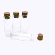 12Pcs 40Ml Mini Glass Bottles with Cork Small Transparent Clear Tiny Empty Glass