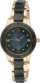 [Anne Klein] Considered Women's Solar Powered Premium Crystal Accented Resin Bracelet Watch, AK/3610