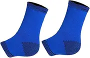 1pair Ankle Support Sleeves for Sports Breathable Anti-Sprain Ankle Covers High Elasticity Compression Socks for Recovery Improve Circulation Reduce Swelling
