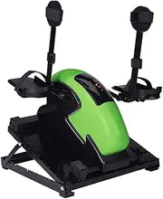 Bedridden Rehabilitation Pedal Exerciser Portable Mini Exercise Bike Hand Foot Pedal Trainer Elderly Bicycle Exerciser Suitable for Home Bed Wheelchair Fitness (B)