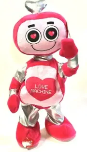 Love Machine Animatronic Robot Pink Valentines Day Gift Sings, Dances Works NWT