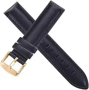 [FENGFENG] TRUSTTWO Watch Strap Brown with Rose Gold Clasp Watchband 14mm 18mm 20mm Compatible with DW Daniel Wellington Watch Band The New (Band Color : Blacke-Gold Buckle, Band Width : 24mm)
