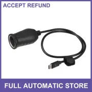 SINGLE Car 12V Cigarette Lighter Adapter Converter ABS Plastic 0.54m Black