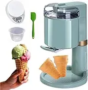 20W Compact Ice Cream Machine, Home DIY Kitchen Automatic Mini Soft Drink Machine with 10 Weihua Tubes Suitable for Home And Coffee Shop Use