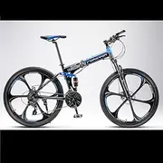 [MilkYa] Six-Knife Wheel Double Shock Absorber Folding Mountain Bike