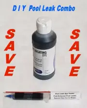 Pool Leak Dye Find Tester Refill Bottle Look repair detect fix check anderson Pr