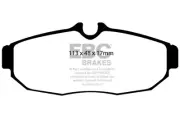 EBC DP41741R Disc Brake Pad Set FITS 05 10 ford mustang 4 0 yellowstuff rear bra (for: Ford)