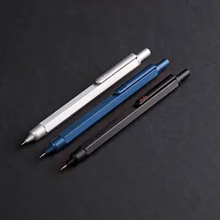 【Rhodia｜Writing】script0.5mm_按壓式自動鉛筆_ 海軍藍