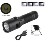 12000000LM LED Flashlight Super Bright Torch USB Rechargeable Camp Lamp 4 Modes