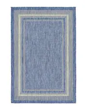 Unique Loom Soft Border Indoor/Outdoor Rug
