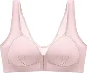 [Generic] Ladies Bras Plus Size Black Bralette Crop Top Lace Strapless Backless Bra Push Up Non Wired Full Support Womens Front Fastening Pack Sexy Ped Sports with Clear Back 36E