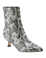 Marc Fisher Ltd. Women's Iggy 2 Pointed Toe Embossed Kitten Heel Booties