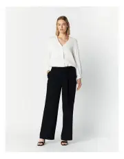 [The Ark Clothing Co.] Ava Blouse in White