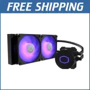 Efficient MasterLiquid ML240L V2 RGB Cooler - Enhanced Lighting & Cooling