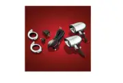 Show Chrome Accessories 50w Driving Light w/ Die Cast 41mm Clamps - 55-364