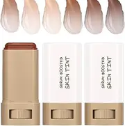 Skween Serum Boosted Hydration Beauty Balm, Beauty Balm Serum Boosted Skin Tint, Skween Skin Tint Stick, Foundation Face Stick for Women Hydrates (02)