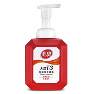 美琪 天然T3抗菌洗手慕斯 500ml/瓶 補充瓶 防疫洗手乳 抗病毒細菌 清潔衛生用品