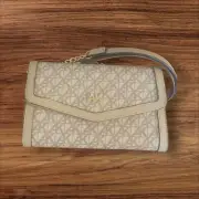 Anne Klein Rounded Edge Crossbody Bag With Chain Strap