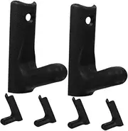 TOYANDONA 6 Pack Barbell Rack Stand Wall Mount Weight Plate Holder Dumbbell Storage Racks
