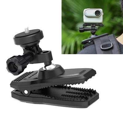 Sports Camera Magnetic Backpack Clip Stand for Insta360 GO3 X3 ONE R X X2 Camera