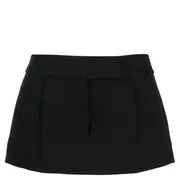 [Alexander Wang] Tailored Mini Skort In Wool Tailoring