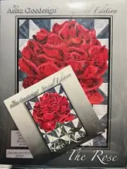 Anita Goodesign THE ROSE Special Edition Embroidery Machine Design CD NEW w/Book