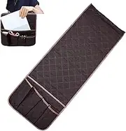 Couch Arm Organizer - Recliner Side 5 Individual Pockets Storage,Sofa Burgundy Color Remote Control Holder, For Books, Glasses