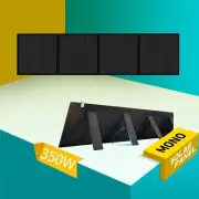 12V 350W Folding Solar Mat Black Silicon Blanket 350 Watt Flexible Solar Panel