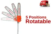 7T ROTATABLE POLESAW POLE SAW HEAD W/BAR CHAINSAW COVER BRUSHCUTTER HEDGETRIMMER